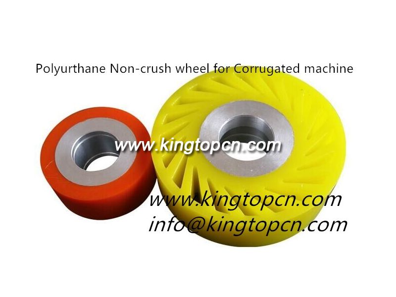 Polyurthane Non-crush wheel for Corrugated machine 