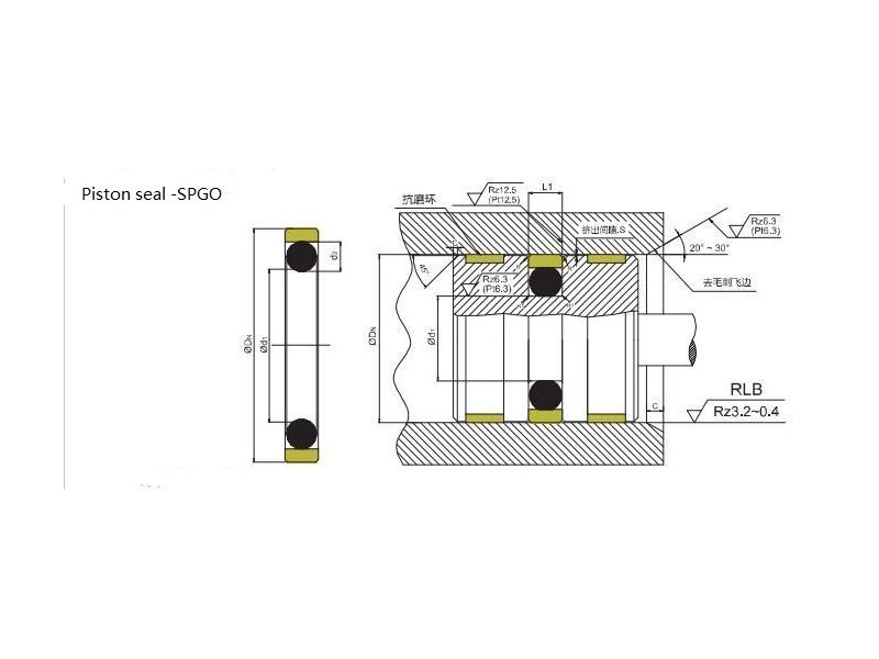 SPGO Piston seal 